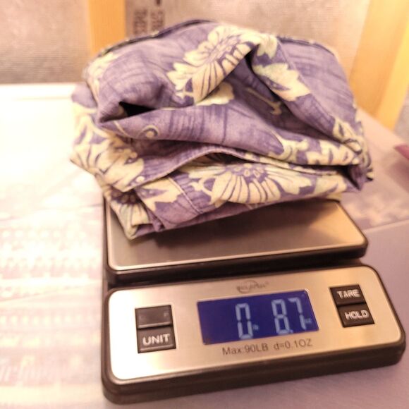 Tommy Bahama Silk Shirt Mens XL Floral Blue Tropical Camp Hawaiian - Picture 10 of 10